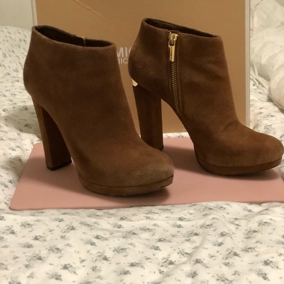 Michael Kors Shoes - Michael Kors suede booties